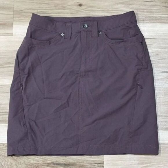 Duluth Trading Co. Flexpedition Skirt Mini Purple Women’s 2 - Picture 1 of 4